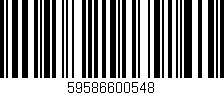 Código de barras (EAN, GTIN, SKU, ISBN): '59586600548'