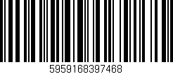 Código de barras (EAN, GTIN, SKU, ISBN): '5959168397468'