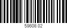 Código de barras (EAN, GTIN, SKU, ISBN): '59608.02'