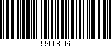 Código de barras (EAN, GTIN, SKU, ISBN): '59608.06'