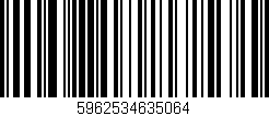 Código de barras (EAN, GTIN, SKU, ISBN): '5962534635064'