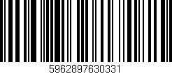 Código de barras (EAN, GTIN, SKU, ISBN): '5962897630331'