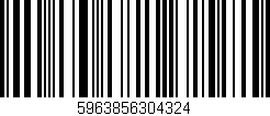 Código de barras (EAN, GTIN, SKU, ISBN): '5963856304324'