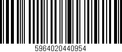 Código de barras (EAN, GTIN, SKU, ISBN): '5964020440954'