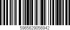 Código de barras (EAN, GTIN, SKU, ISBN): '5965629056942'