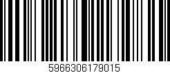 Código de barras (EAN, GTIN, SKU, ISBN): '5966306179015'