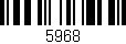 Código de barras (EAN, GTIN, SKU, ISBN): '5968'