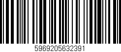 Código de barras (EAN, GTIN, SKU, ISBN): '5969205632391'