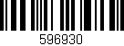 Código de barras (EAN, GTIN, SKU, ISBN): '596930'