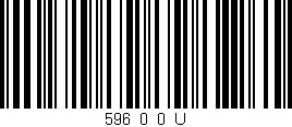 Código de barras (EAN, GTIN, SKU, ISBN): '596_0_0_U'