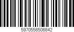 Código de barras (EAN, GTIN, SKU, ISBN): '5970556506842'