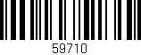 Código de barras (EAN, GTIN, SKU, ISBN): '59710'