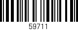 Código de barras (EAN, GTIN, SKU, ISBN): '59711'