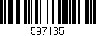 Código de barras (EAN, GTIN, SKU, ISBN): '597135'