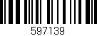 Código de barras (EAN, GTIN, SKU, ISBN): '597139'