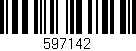 Código de barras (EAN, GTIN, SKU, ISBN): '597142'