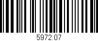 Código de barras (EAN, GTIN, SKU, ISBN): '5972.07'