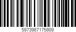 Código de barras (EAN, GTIN, SKU, ISBN): '5973987175809'