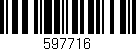 Código de barras (EAN, GTIN, SKU, ISBN): '597716'
