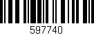 Código de barras (EAN, GTIN, SKU, ISBN): '597740'