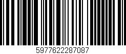 Código de barras (EAN, GTIN, SKU, ISBN): '5977622287087'