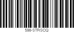 Código de barras (EAN, GTIN, SKU, ISBN): '598-STRSCQ'