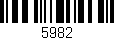Código de barras (EAN, GTIN, SKU, ISBN): '5982'