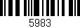 Código de barras (EAN, GTIN, SKU, ISBN): '5983'