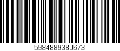 Código de barras (EAN, GTIN, SKU, ISBN): '5984889380673'
