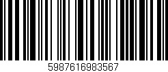 Código de barras (EAN, GTIN, SKU, ISBN): '5987616983567'