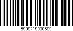 Código de barras (EAN, GTIN, SKU, ISBN): '5989719308599'