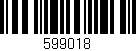 Código de barras (EAN, GTIN, SKU, ISBN): '599018'