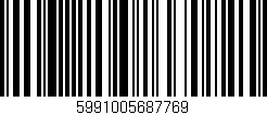 Código de barras (EAN, GTIN, SKU, ISBN): '5991005687769'