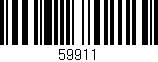 Código de barras (EAN, GTIN, SKU, ISBN): '59911'