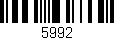 Código de barras (EAN, GTIN, SKU, ISBN): '5992'
