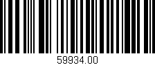 Código de barras (EAN, GTIN, SKU, ISBN): '59934.00'