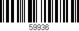 Código de barras (EAN, GTIN, SKU, ISBN): '59936'