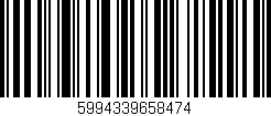 Código de barras (EAN, GTIN, SKU, ISBN): '5994339658474'