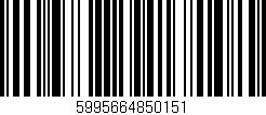 Código de barras (EAN, GTIN, SKU, ISBN): '5995664850151'