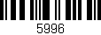 Código de barras (EAN, GTIN, SKU, ISBN): '5996'