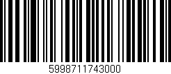 Código de barras (EAN, GTIN, SKU, ISBN): '5998711743000'