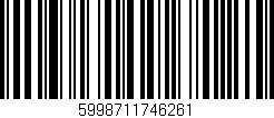 Código de barras (EAN, GTIN, SKU, ISBN): '5998711746261'