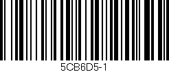 Código de barras (EAN, GTIN, SKU, ISBN): '5CB6D5-1'