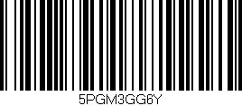 Código de barras (EAN, GTIN, SKU, ISBN): '5PGM3GG6Y'