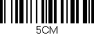 Código de barras (EAN, GTIN, SKU, ISBN): '5cm'