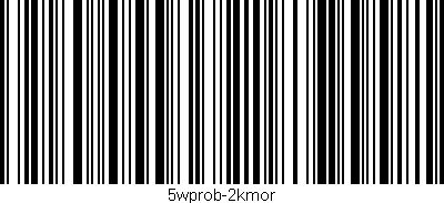 Código de barras (EAN, GTIN, SKU, ISBN): '5wprob-2kmor'