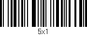 Código de barras (EAN, GTIN, SKU, ISBN): '5x1'