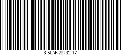 Código de barras (EAN, GTIN, SKU, ISBN): '6-50AN29762-17'
