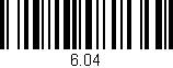 Código de barras (EAN, GTIN, SKU, ISBN): '6.04'