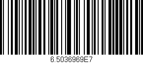 Código de barras (EAN, GTIN, SKU, ISBN): '6.5036969E7'
